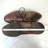 Finsbury England Vintage Leather Goodyear Plain Toe 8.5F 27.0 Brown(USED)