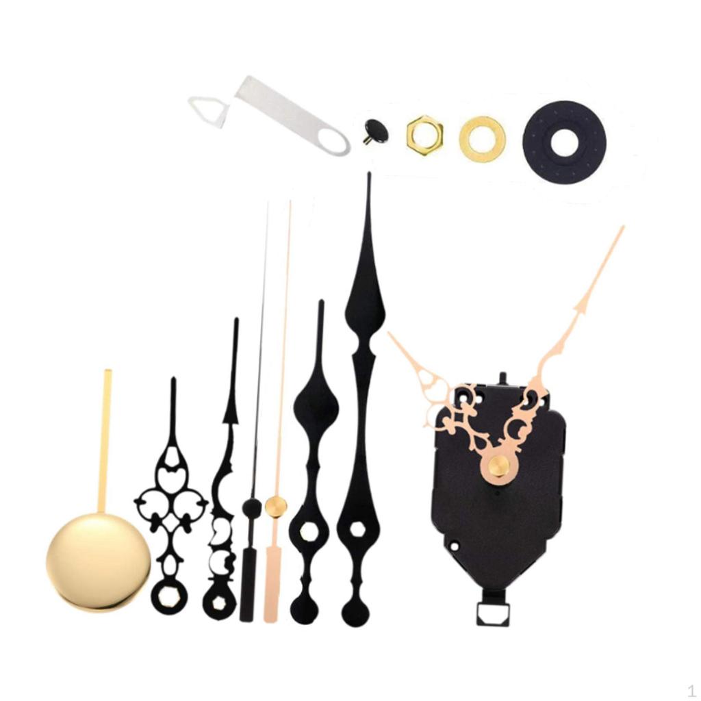 Clockwork Repair Kit with Decorative Hands for DIY Projects