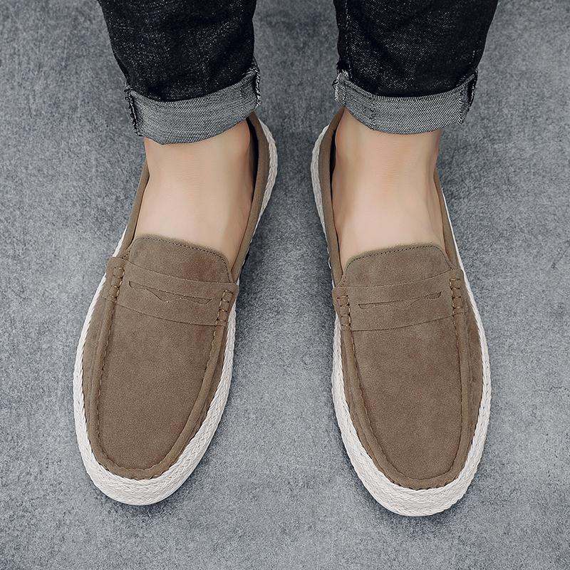 Móda Nové plátěné boty Pánské Prodyšné Lehké Nazouvací Ploché Letní Klasické Mokasíny Ležérní Boty Prodyšná Chůze Obuv Pánské Tenisky