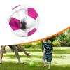 Inflatable Soccer Ball Football Pressure Resistant Glossy Practice Training for Competition