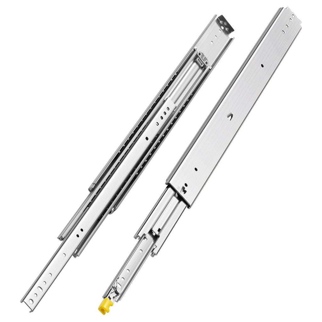 1 Coppia 16-60 pollici Guide per Cassetti Soft-Close Cuscinetti a Sfera Estrazione Totale