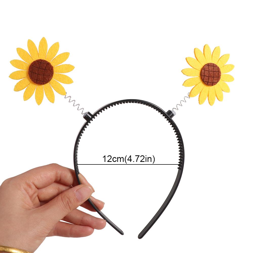 Star Yellow Duck Headband Sunflower Love Heart Cartoon Hair Hoop Plastic Korean Style Children Hair Bands Ladies/Girls