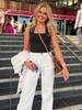 Women's Square Neck Knit Tank Top Sleeveless Fitted Sweater Shirt Summer Casual