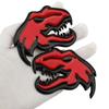 Bil metall Tyrannosaurus Rex Velociraptor Raptor Dinosaur Logo Bagasjerom Body Badge Emblem Dekaler Dyrestyling-klistremerke