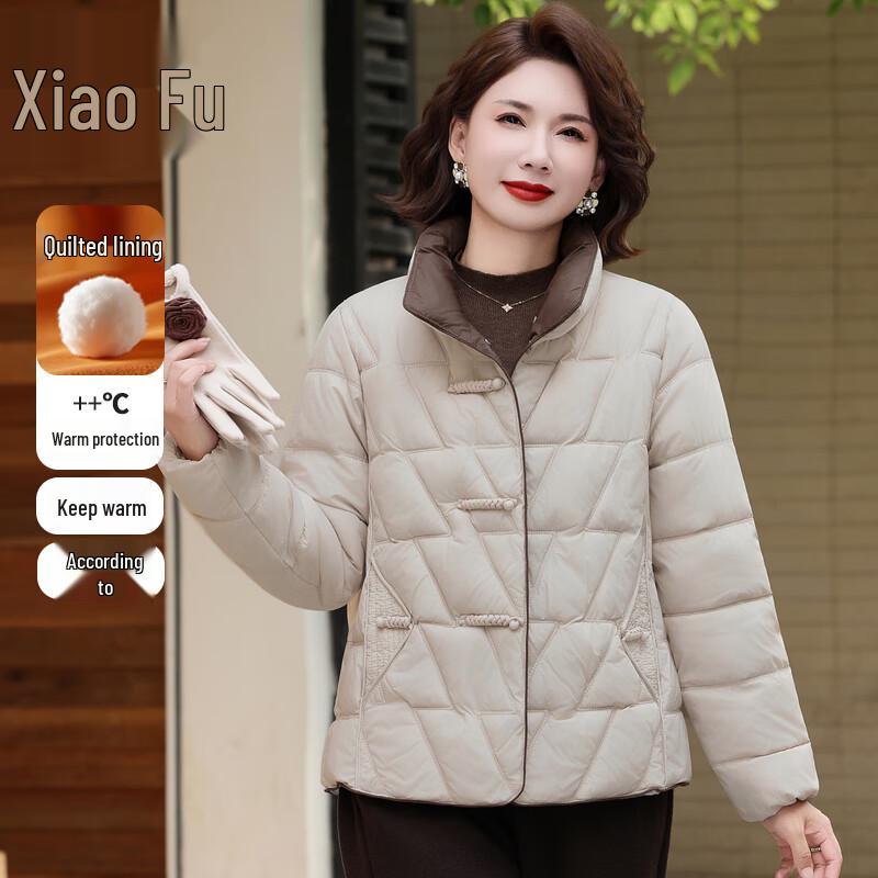 

Женская короткая зимняя стеганая куртка XL