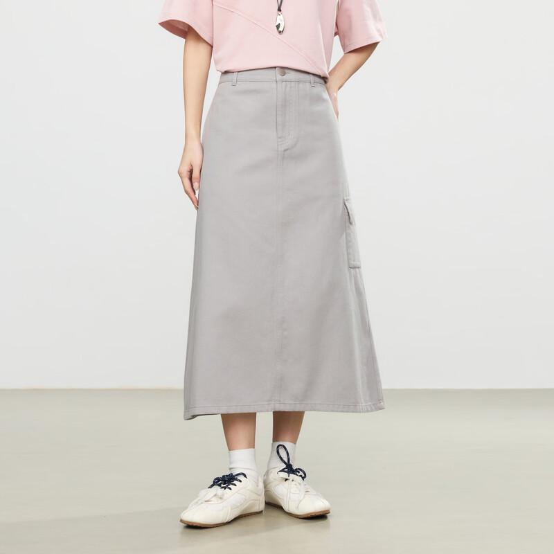 

Elva Island Retro Slit A-Line Midi Skirt L