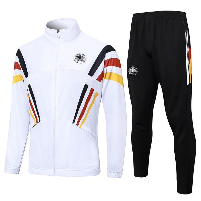 2024 Country Captain Reißverschluss Argentinien Portugal Italien Brasilien Deutschland Aufwärmtrikot Fußballtrikot