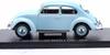 Volkswagen Beetle 1200 1960 (Light Blue) 1/24 Scale Diecast Model Car with Plastic Case [Imported]