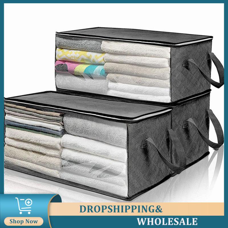 

Simple Storage Bag Bedding Storage Fast And Convenient Two-color Home Storage Finishing Bag Simple Pillow Core Storage