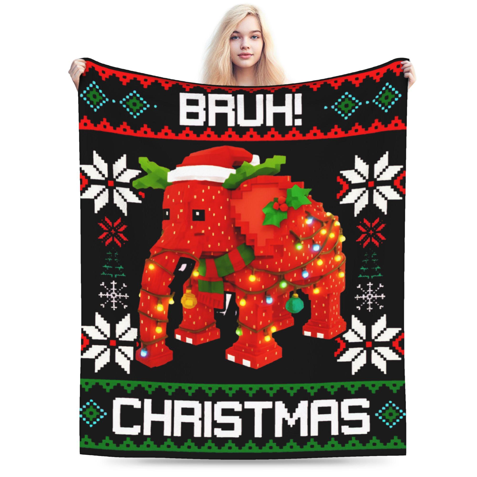Bruh Secret  Six Seven Funny Brainrot Steal A Brainrot For Boys Kids Teens Blankets Soft Throw Blanket Winter Girl Boy Bedspread 30x40in