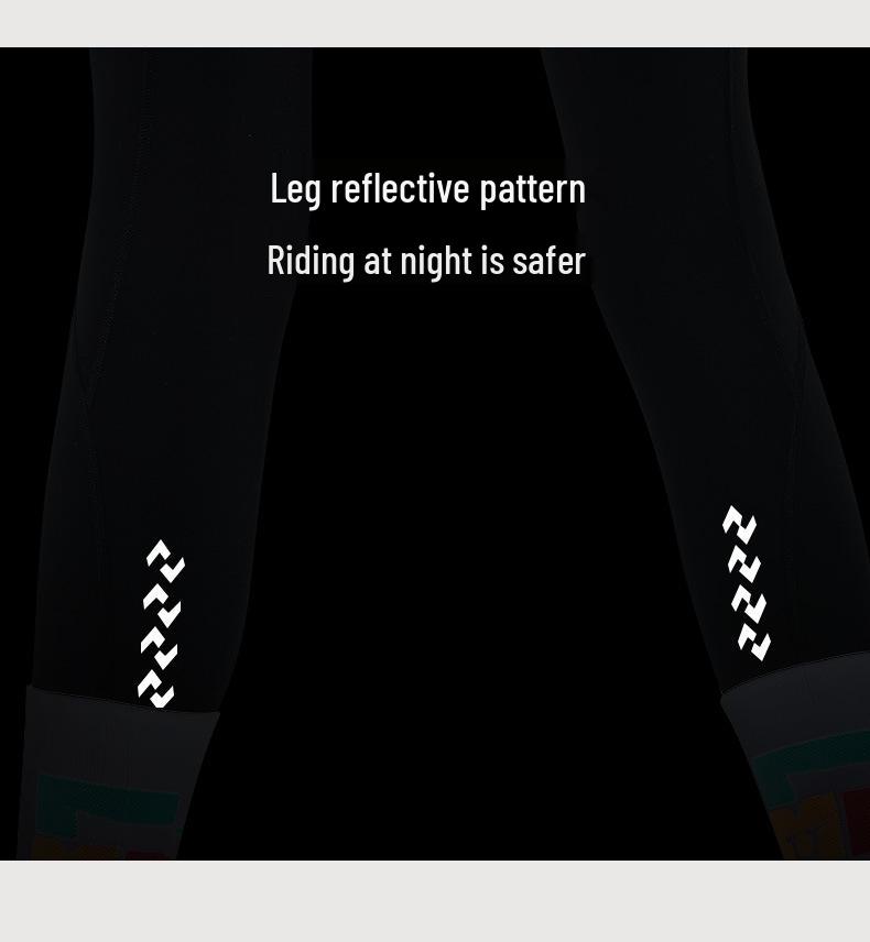 Lampada Men's Stretch Cycling Pants with Pockets: Moisture-Wicking, Quick-Drying, Color Block Design