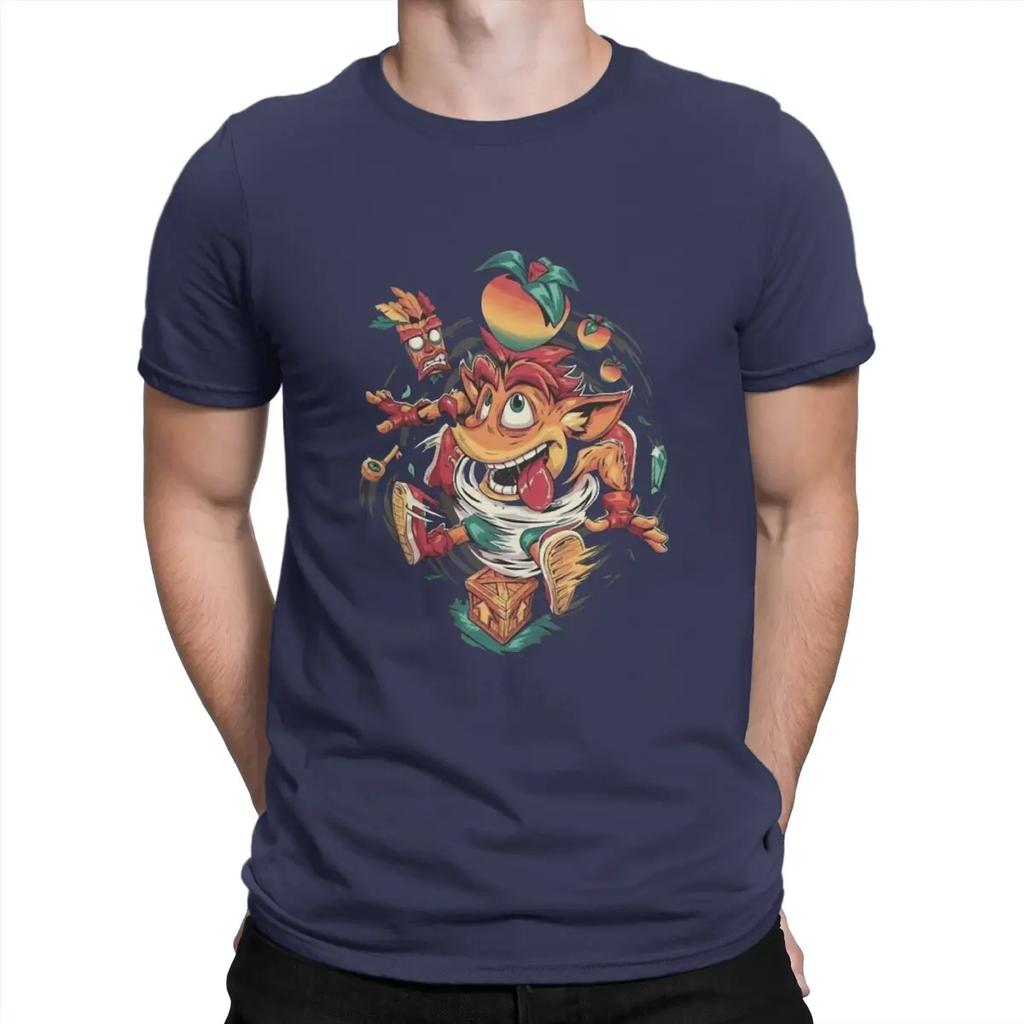 Crash Bandicoots TShirt Fun Distinctive T Shirt Original Streetwear New Trend Unisex