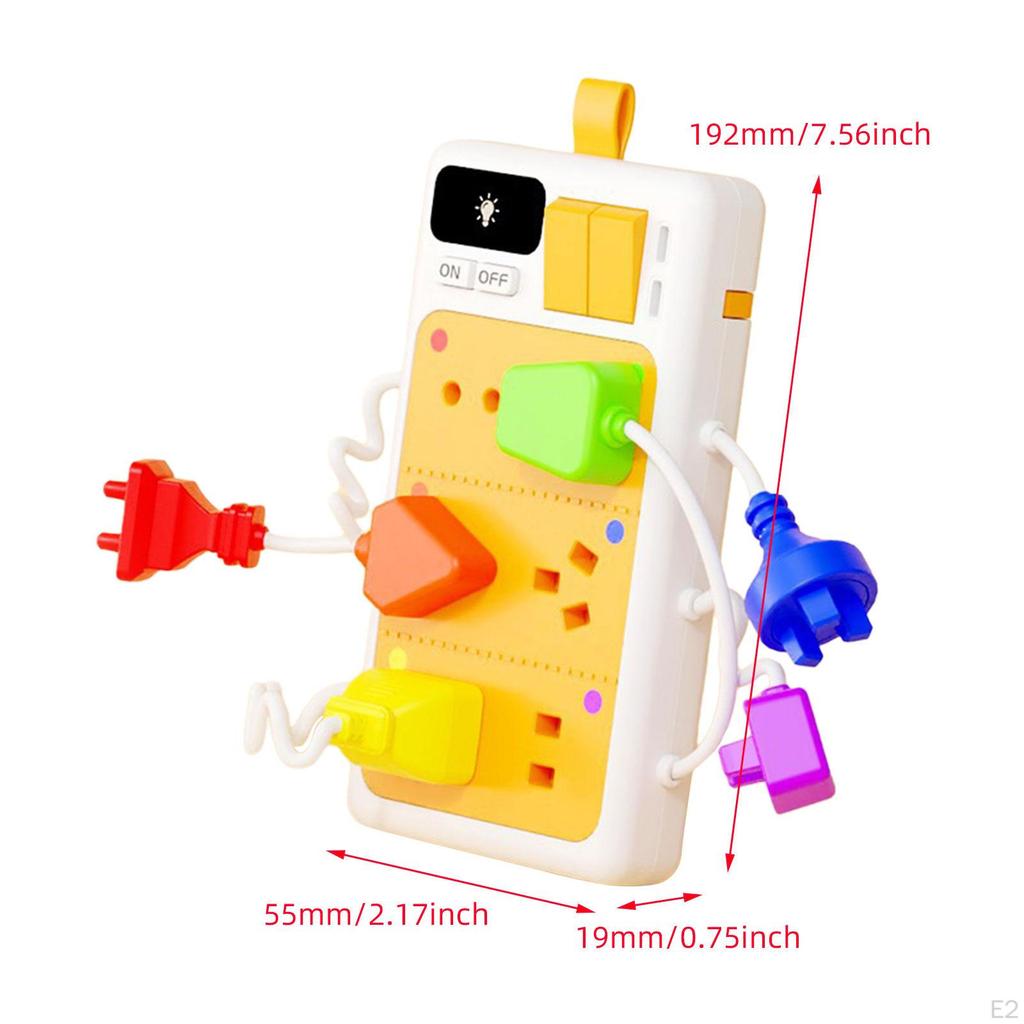 Sensory Switches Board Toy DIY Material Travel Activity Parts Educational for Children