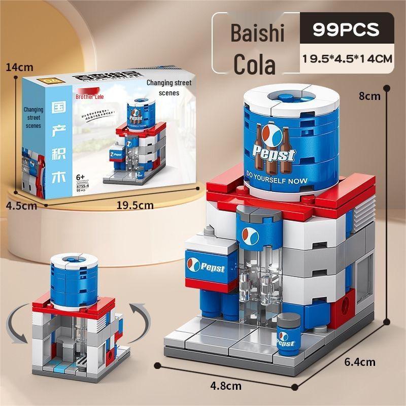 City Architecture Building Blocks Set: Compatible with Lego, Educational Toy for Boys & Girls