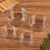 Runde Acrylbox, Stapelbare Kleine Kunststoffbox Süßigkeitenbehälter Acrylbox mit Deckeln Transparente Aufbewahrungs-Organisatoren für Make-up, Schmuck