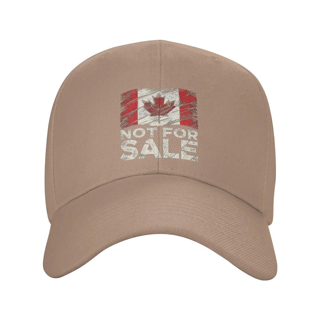 Canada is Not For Sale Sun Baseball Cap Flag Design Summer Design Print Trucker Hat For Unisex-Teens Kpop Rock Hats