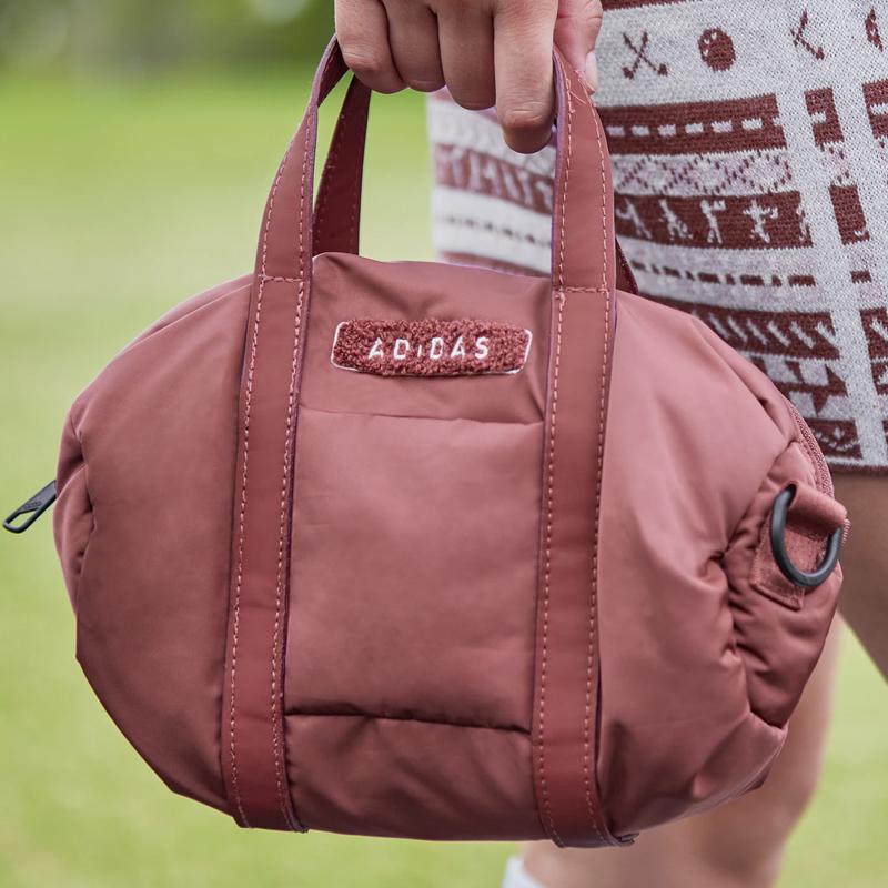 New Adidas Recycled Polyester Travel Bags Gym Bags Large Size Women's Dark Red HG5633