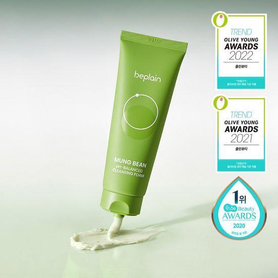 BEPLAIN Green Bean Mildly Acidic Cleansing Foam 80ml