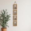 Cornice Portafoto da Appendere da 6 Pollici Stile Rustico Parete Fotografica Verticale Cornice per Ritratti di Famiglia Camera da Letto