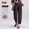 Maternity Pants Spring and Autumn Outer Wear Wide-leg Pants Low-rise Casual Pants New Autumn and Winter Thickened Straight Pants Winter Wear