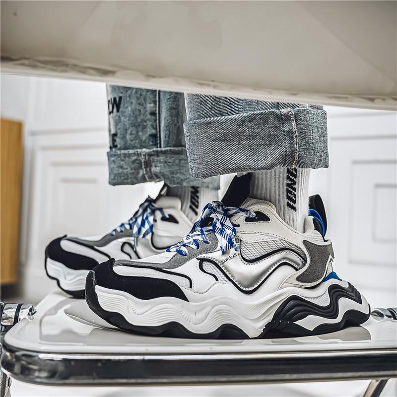 Модные повседневные кроссовки в стиле панк для мужчин — фото 7