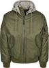 Winter Jacket Brandit MA1 Sweat Hooded Jacket