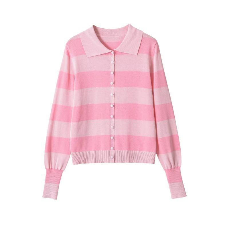 Womens Early Knit Top With Color-Block