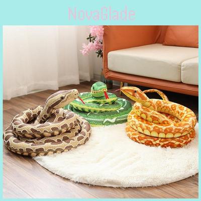 Lifelike Snake Stuffed Animal With Soft Short Plush For Kids And Pet Props