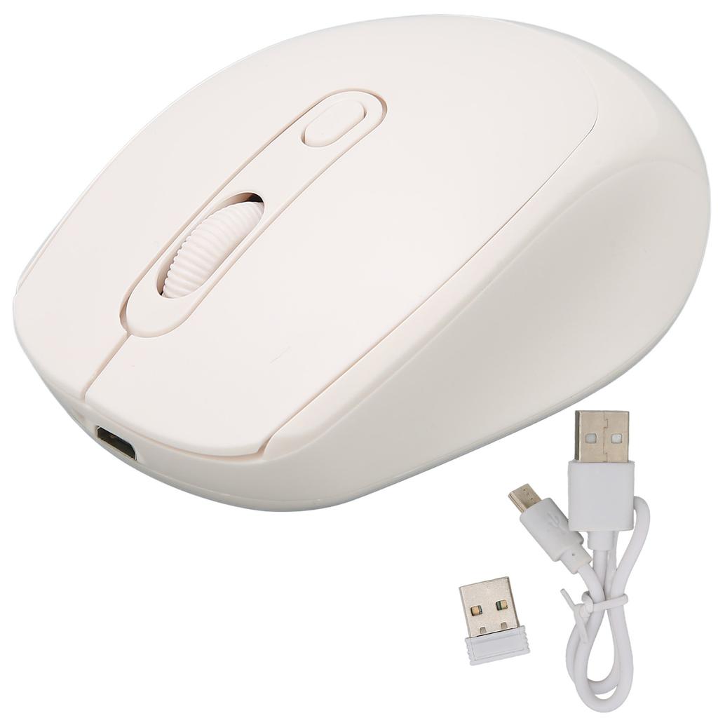 Wireless Mouse 2.4G Noiseless 500mAh Rechargeable 10m Distance DPI Ergonomic Design Computer Mice