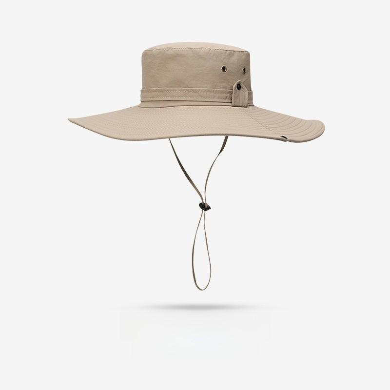 Chapéu de Sol de Verão Com Aba Larga e Design Removível Para Pesca e Caminhada ao Ar Livre