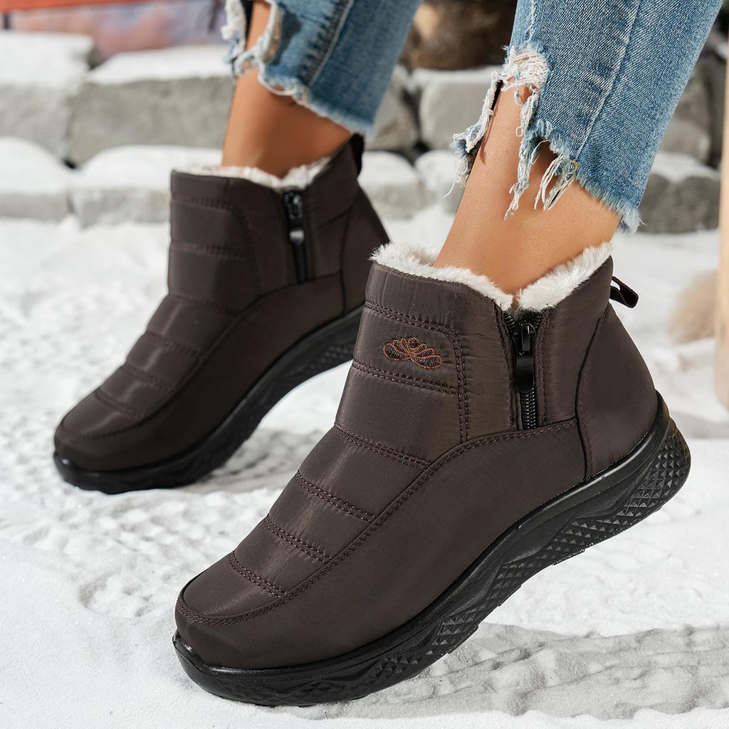 Cotton shoes women's winter thickened warm snow boots large size women's short boots direct sales TEMU