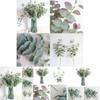 Vibrant 68cm Silk Eucalyptus Green Plant For Beautiful Indoor Decor Arrangements