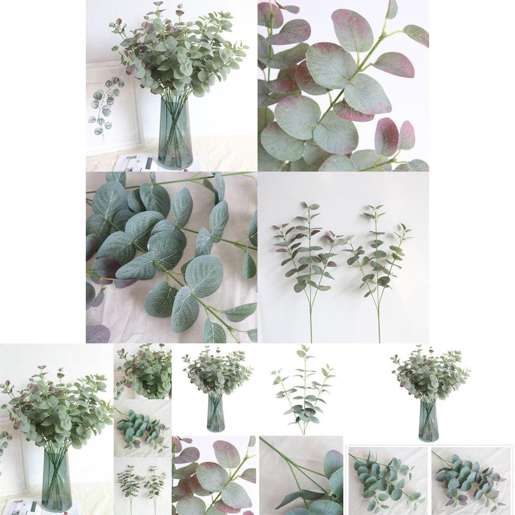 Vibrant 68cm Silk Eucalyptus Green Plant For Beautiful Indoor Decor Arrangements