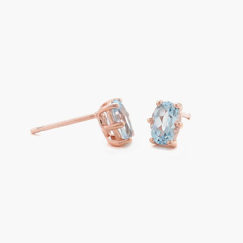 J.Lauren 01M01811 November Birthstone Topaz Silver Earrings