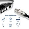 New 1Pcs RJ45 Shielded Toolless Modular Termination Plug RJ45 Cat8 Cat7 Cat6A Connector 2000MHz 40G LAN Cable For 22AWG-24AWG