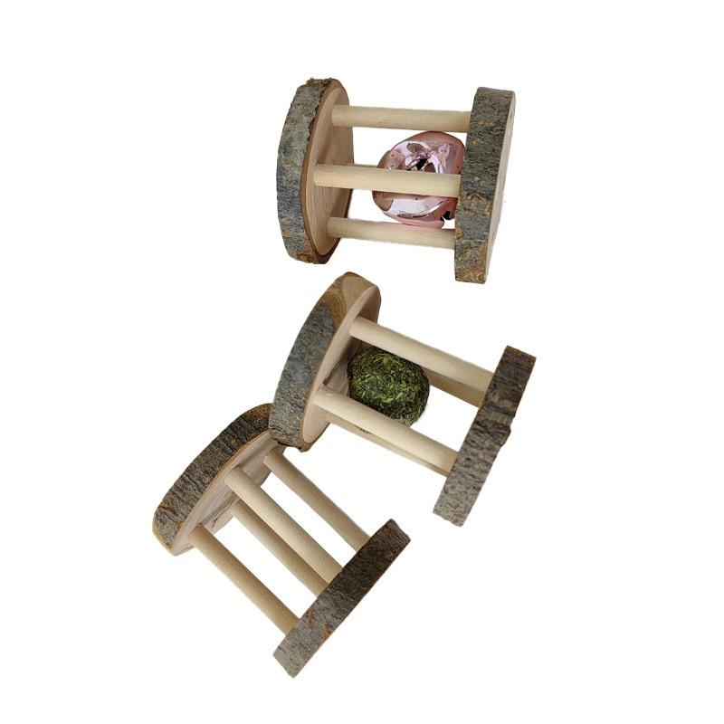 Hamster Toys, Golden Thread Bear, Rabbit Teething Supplies, Apple Wood, Grass Ball, Bell Roller, Hamster Landscaping, Gnawing Bells