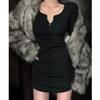 Bottom Dress Women's Clothing Autumn New Pure Desire Spice Girl Sexy Slim Small Hip Skirt