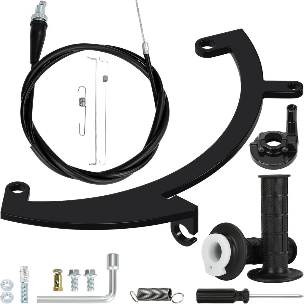 Throttle Control Linkage Bracket With Mini Bike Throttle Kit Compatible With Predator 79Cc 98Cc 99Cc 3.0HP Engine Coleman CT100U CC100X Massimo MB100