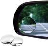 2PCS 360° Wide Angle Blind Spot Mirror Auto Convex Rear Side View Car Truck SUV