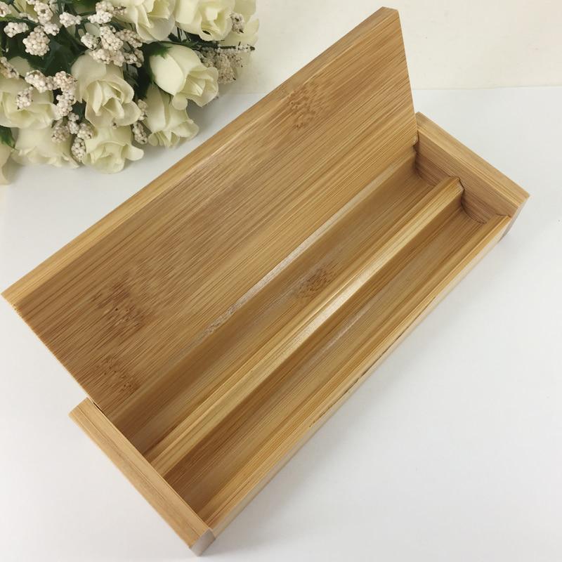 Bamboo Ball Pen and Fountain Pen with Square Bamboo Gift Box Eco-friendly Hand-made Bamboo Craft Writing Stationery Sets