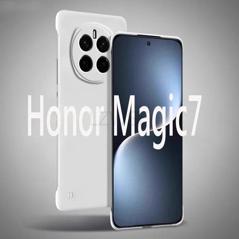 Frameless Slim Matte Hard PC Phone Case For Honor Magic 7 Lite 7 Pro 6 5 Pro ShockProof Fundas Cover For Honor X9C Smart X7C X60