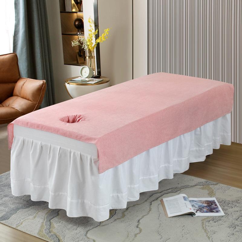 Durable Washable Massage Bed Sheet with Hole, Ideal for Tuina and Beauty Salons