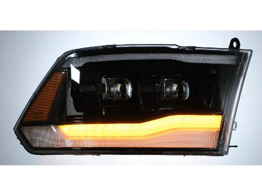 VLAND LED Headlight Assembly for Dodge Ram 1500/2500/3500 with Daytime Running Lights