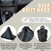Gear Shift Knob Lever Shifter Gaiter Boot Handbrake Parking Boot Cover Case For Ford Focus 3 MK3 1.6 2012 2013 2014 2015 2016