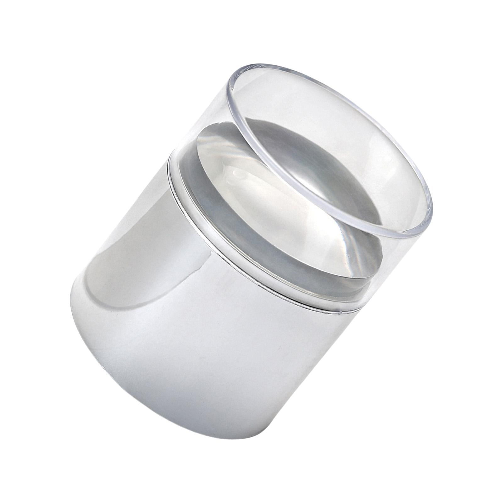 

Silicone Nail Art Stamp Set Nail Stampper For DIY Manicure With Durable And Crisp Pattern Transfer Multiple Variants серебряный