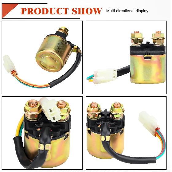 Rancher 420 Starter Solenoid Relay for Honda TRX420 Rancher 420 2007-2014 TRX350 Rancher 350 2000-2006 TRX500 Foreman 500 2005-2019 TRX500 Foreman