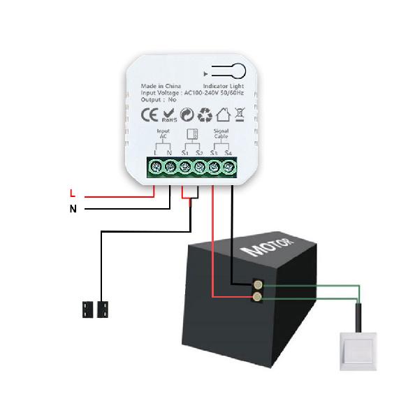 Intelligenter WiFi Garagentor Schiebetor Öffner Controller App Fernüberwachung Timer Öffnen Schließen Steuerung Funktioniert mit Tuya