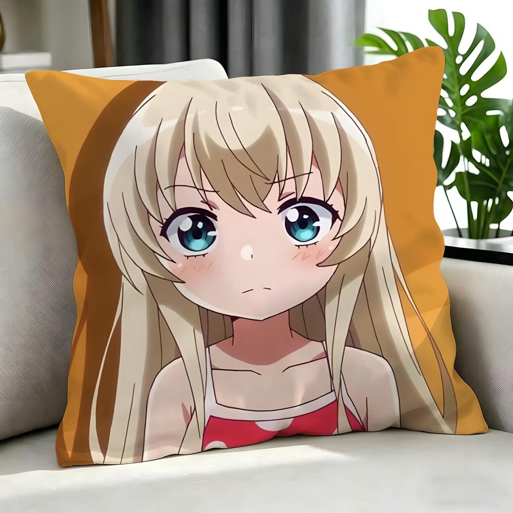 anime Uchi no Maid ga Uzasugiru Cushion Cover Cushion Cover Set Pcs x x x Pillowcase Decorative Sofa Home Decor
