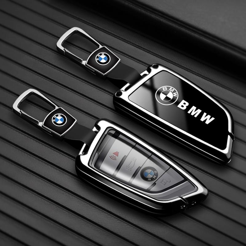 Hot 2025 For BMW X1 X3 X5 X6 X7 1 3 5 6 7 Series G20 G30 G11 F15 F16 G01 G02 F48 Auto Keychain Alloy Car Remote Key Case Cover S