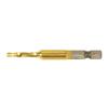 HSS 6.35mm Hex Shank Tap Drill Bit Through-Hole Inner Chip Removal Tap Drill 15mm(M3)